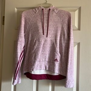 Women’s Adidas pullover, size small, color cranberry
